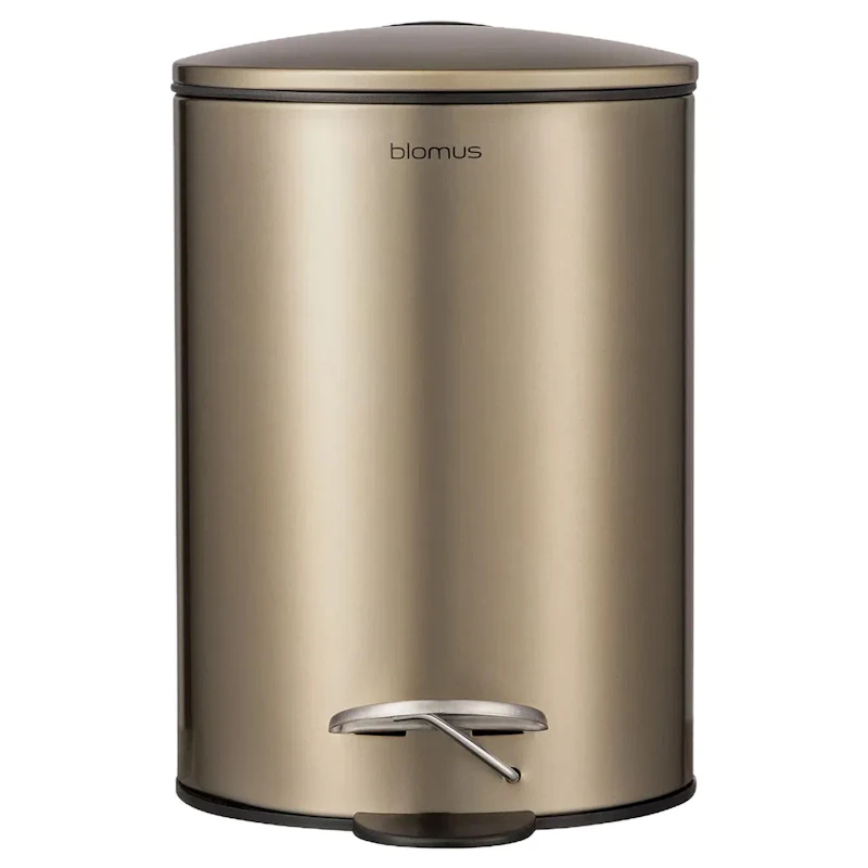 TUBO Pedal Bin 3 L, Brass