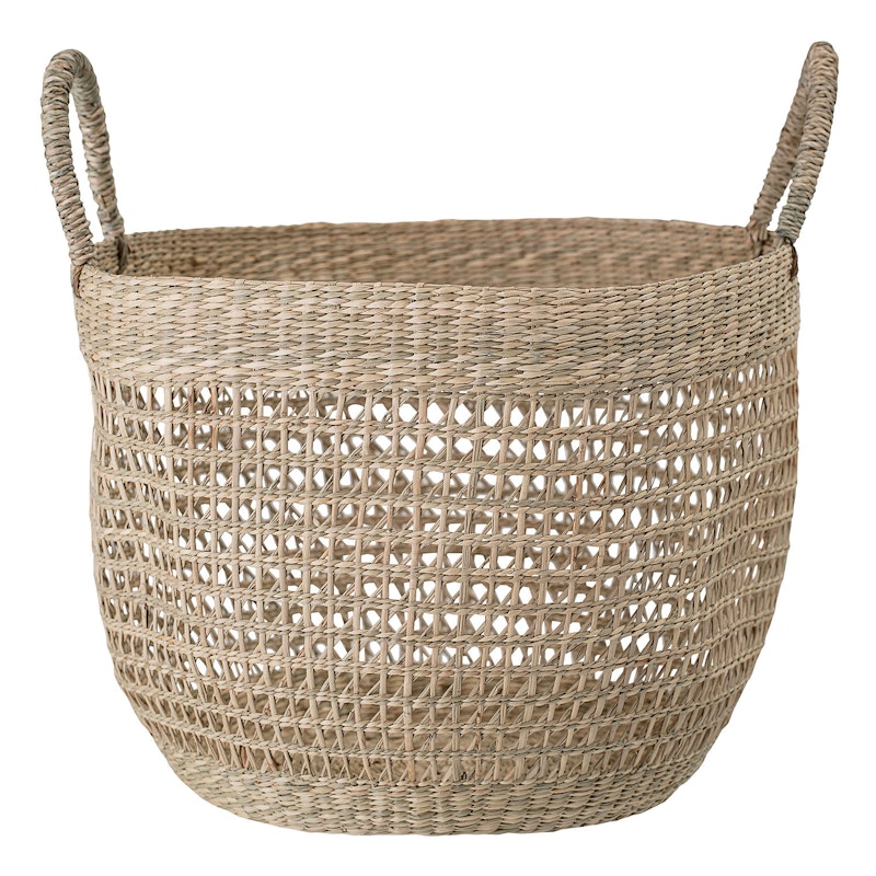 Basket H24cm Ø34cm, Nature