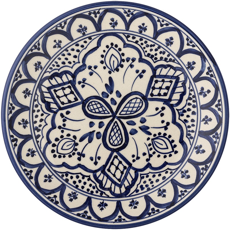 Karlie Plate Stoneware Ø19 cm, Blue