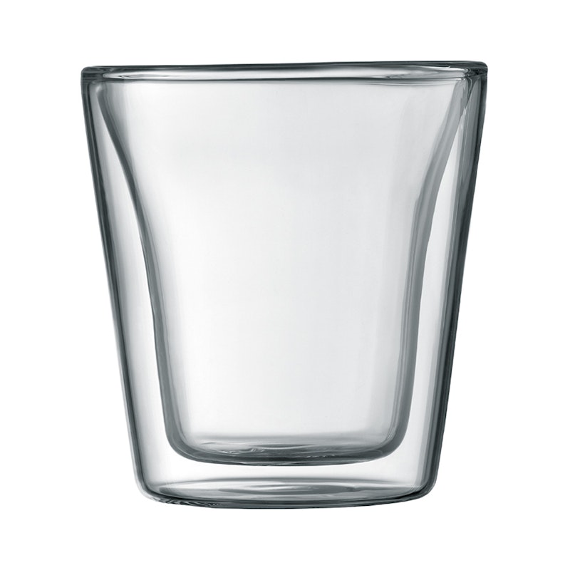 BODUM CANTEEN Double Wall Glass 10 cl, 6-pcs