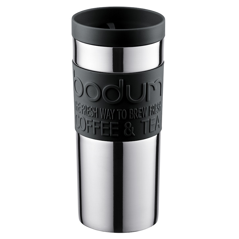 TRAVEL MUG Travel Mug With Lid 35 cl, Black