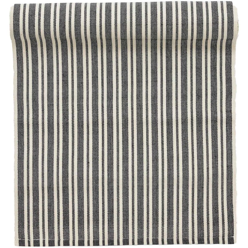 Sammie Table Runner 35x120 cm, Black/Off-white