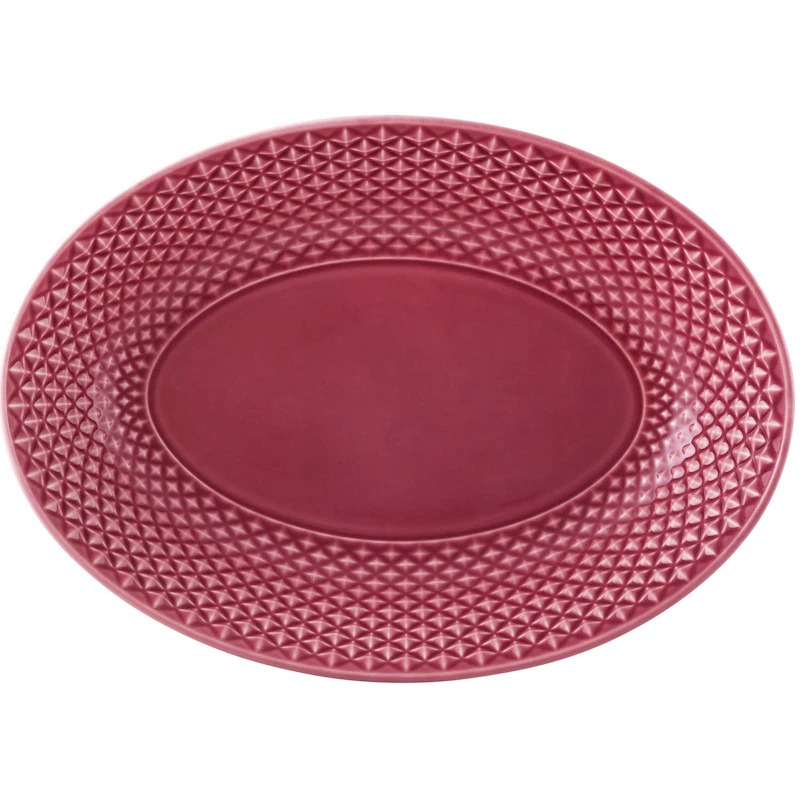 Bicos Serving Plate Ø28 cm, Pink