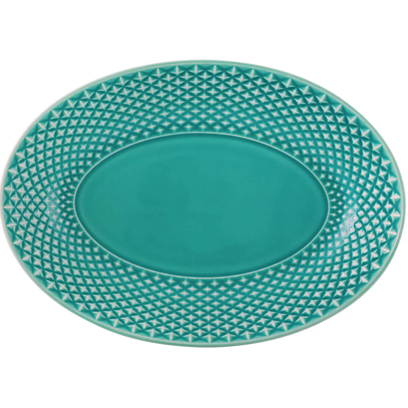 Bicos Serving Plate Ø28 cm, Mint