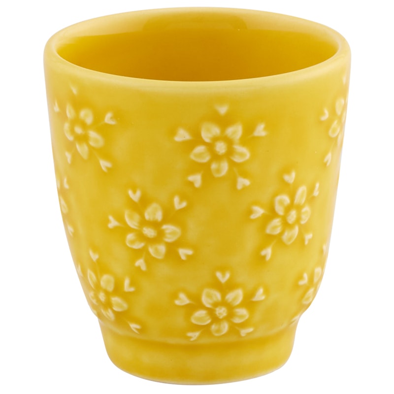Flora Mug 10 cl, Yellow