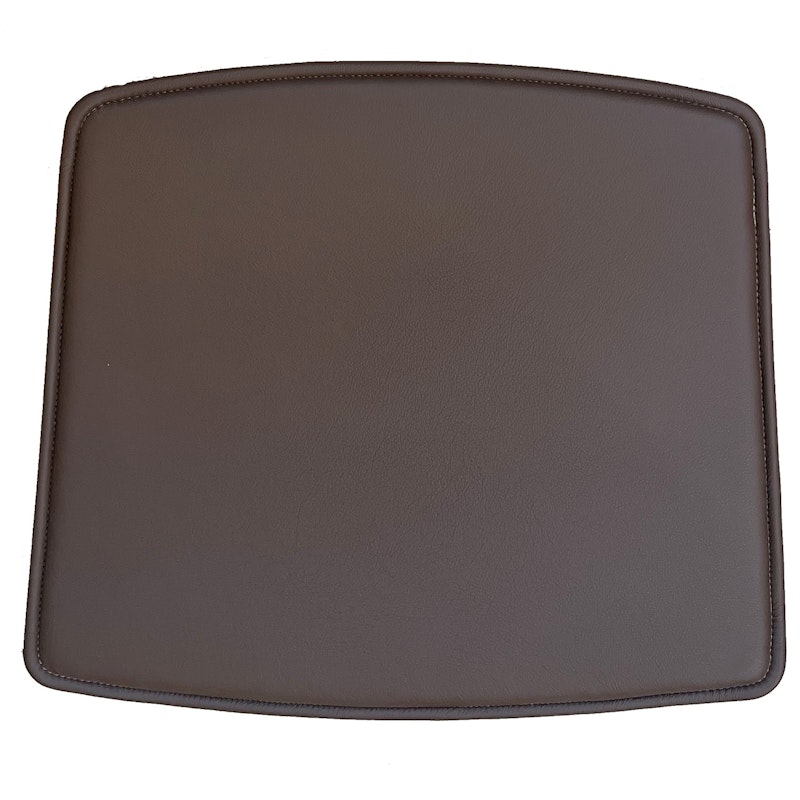 Arv Seat Pad For Dining Chair, Cinnamon Leather