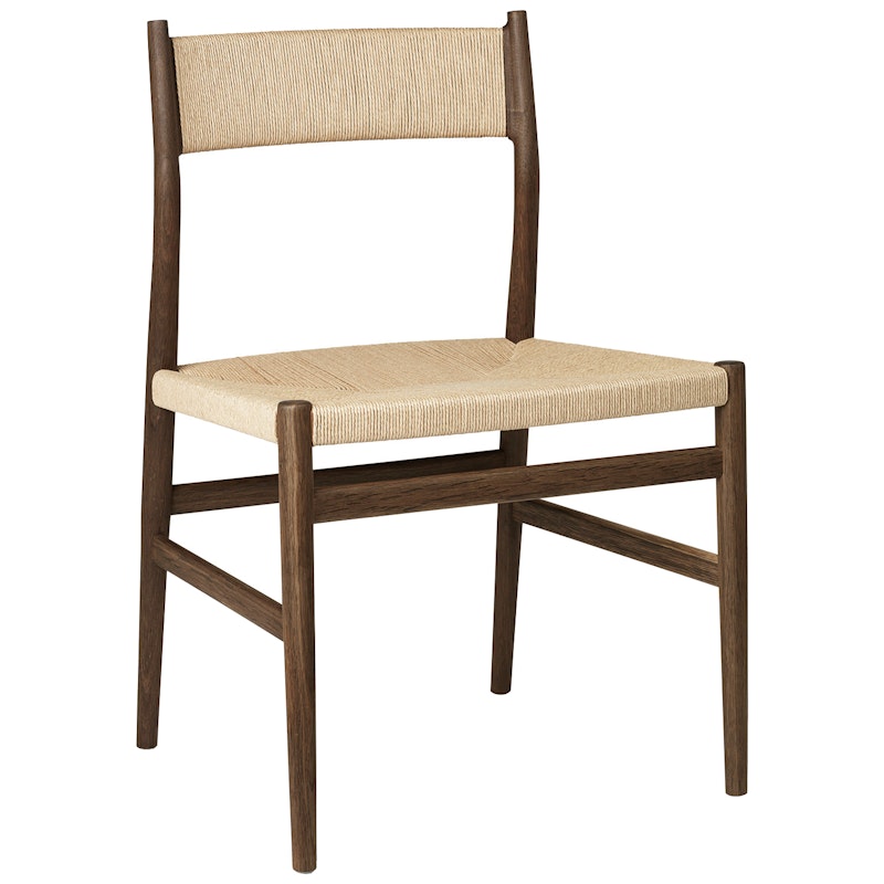 Arv Chair With Woven Seat / Back, Fumed Oak