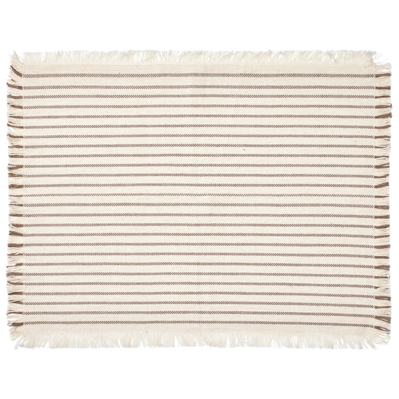 Elouise Placemat 2-pack, Off-white/Grey