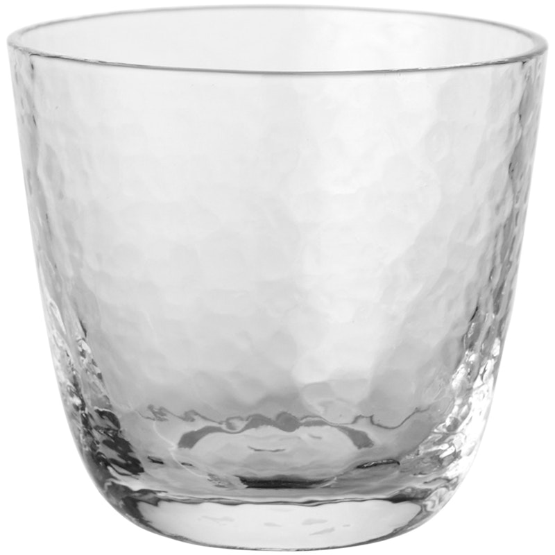 Hammered Tumbler, Clear