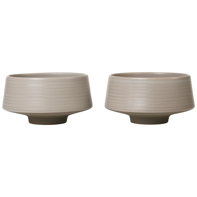 Miko Bowl 2-pack, Grey