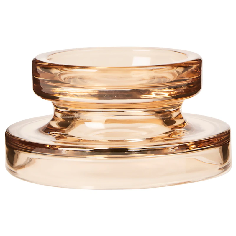 Petra Candle Holder L, Brown