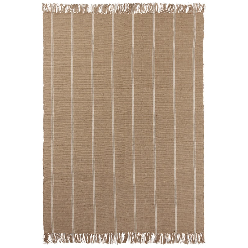 Yuki Jute Rug 140x200 cm, White / Natural