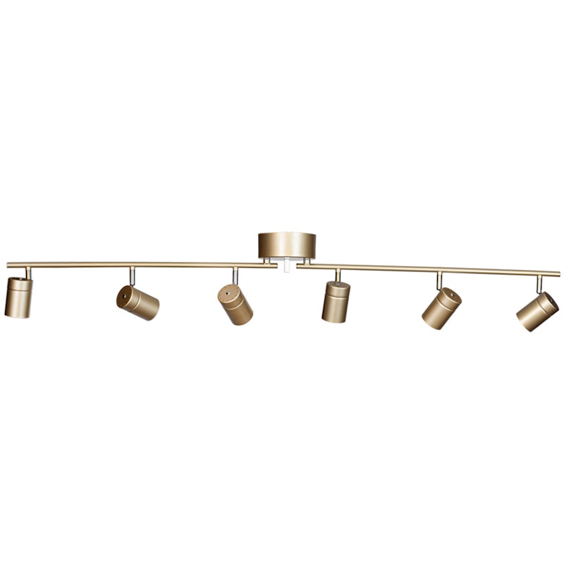 Correct Ceiling Light 6 Low, Gold