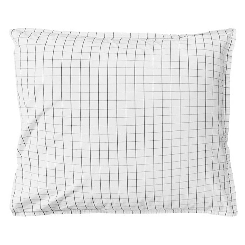 Erika Pillowcase 50x60 Cm cm, Snow/coal