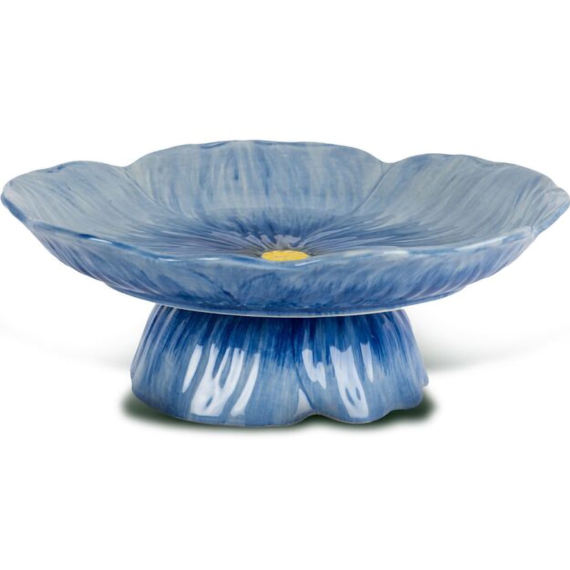 Poppy Cake Stand, Blue