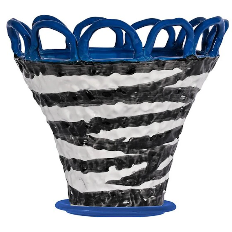 Patty Pot 25 cm, Blue Zebra