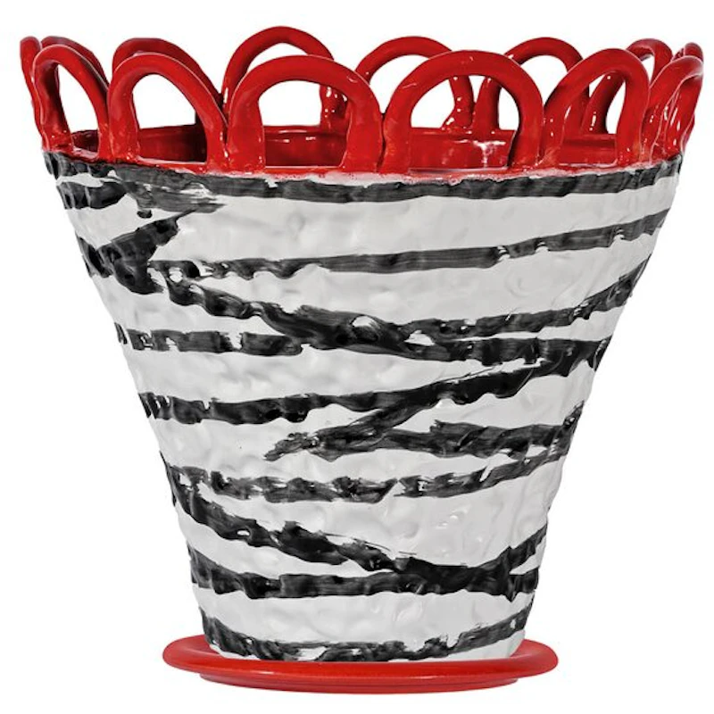 Patty Pot 30 cm, Red Zebra