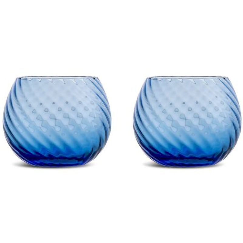 Opacity Water Glasses 2-pack, Blue