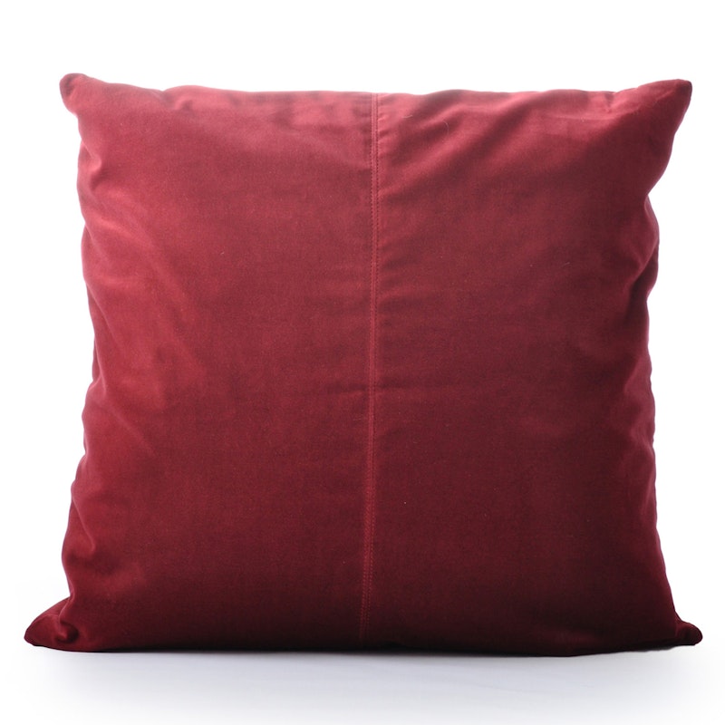 Velvet Cushion Cover 50x50 cm, Red