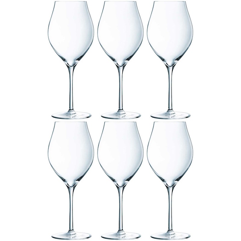 Exaltation White Wine Glass 38 cl Transparent, 6-pack