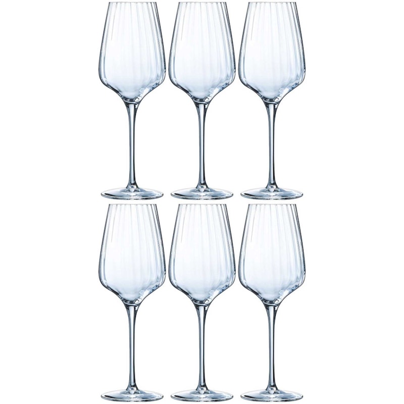 Symétrie Wine Glass 35 cl Transparent, 6-pack