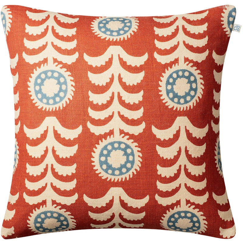 Alok Cushion Cover 50x50 cm, Light Beige / Apricot Orange / Heaven Blue