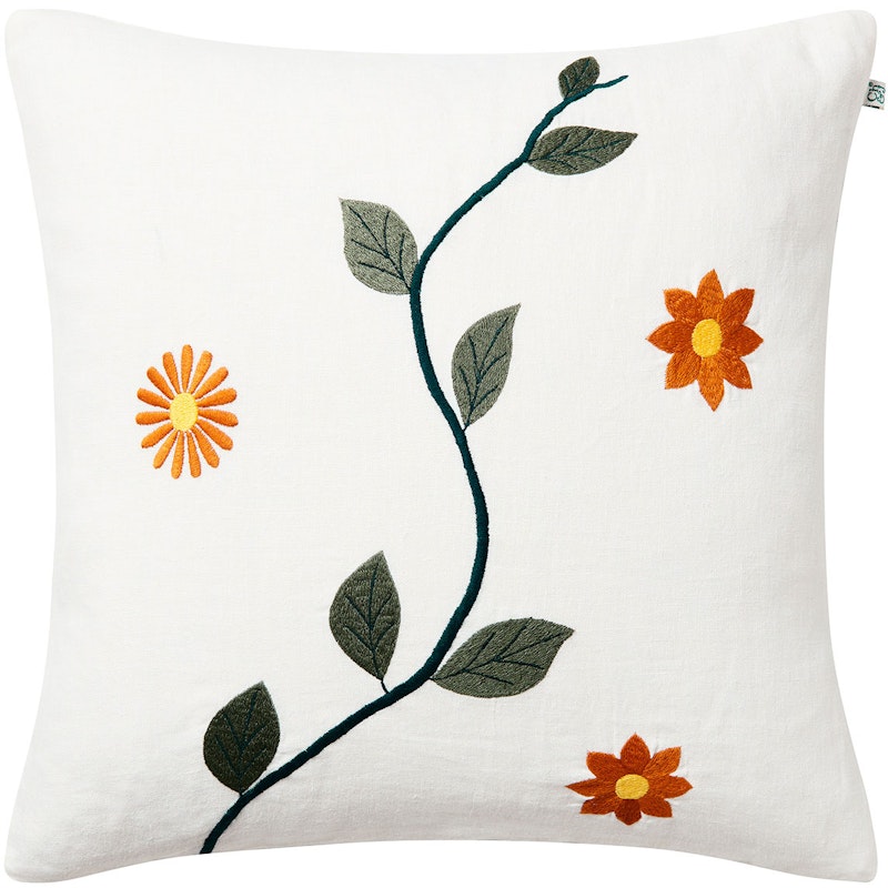 Bloom Cushion Cover 50x50 cm, White