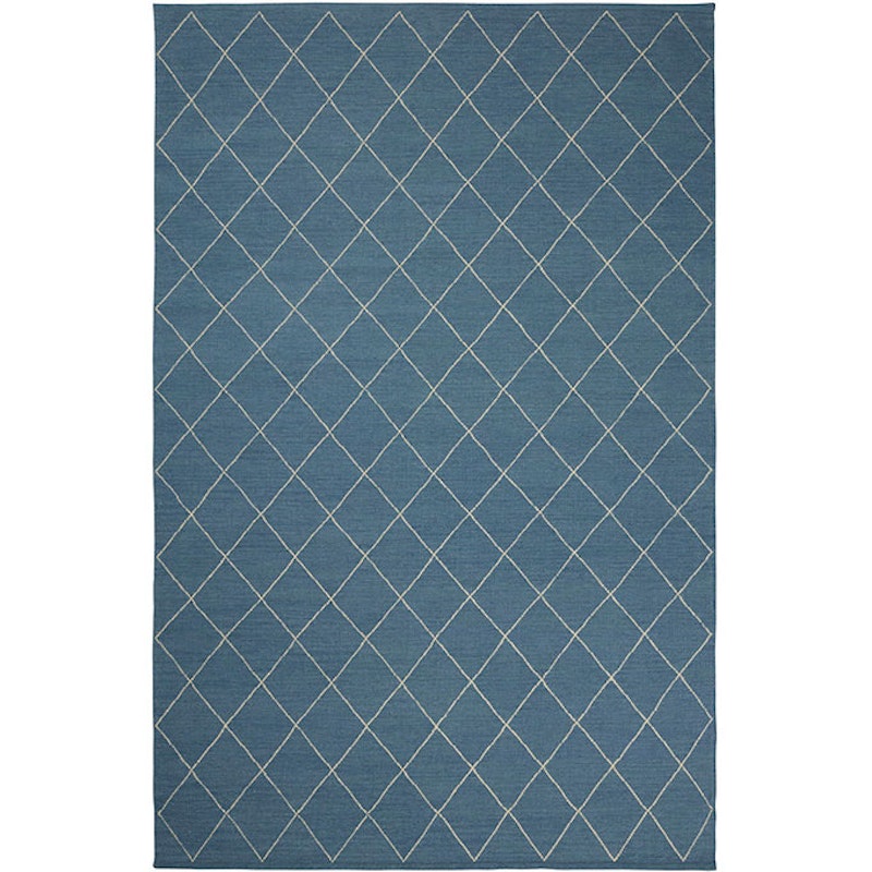 Diamond Rug 184x280 cm, Heaven Blue/Off White