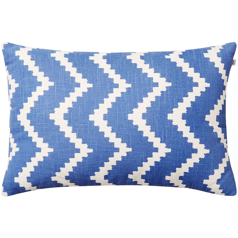 Ikat Sema Cushion 40x60 cm Outdoor, Riviera Blue