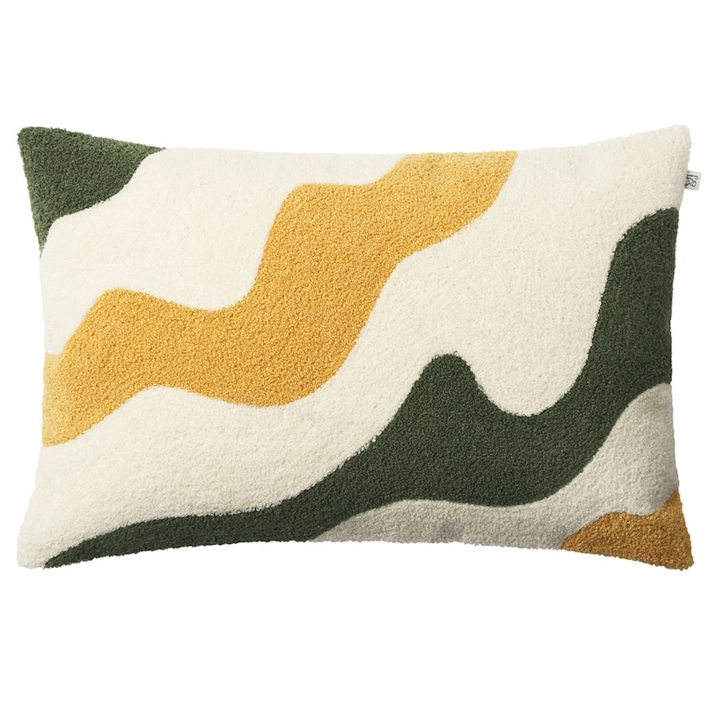 Lodi Cushion Cover Cactus Green / Spicy Yellow / Off-White, 40x60 cm