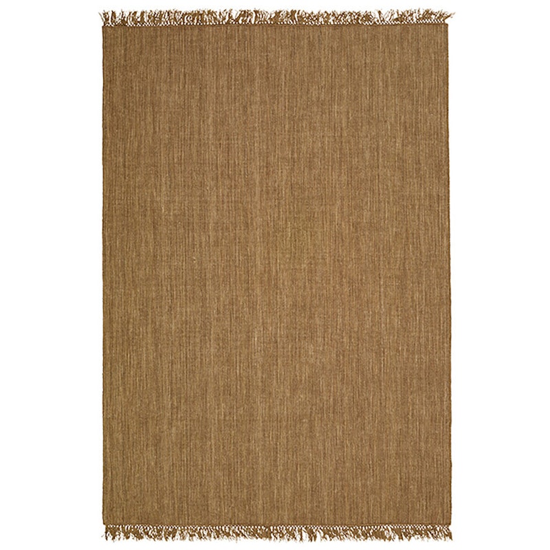 Nanda Dhurry Wool Rug 250x350 cm, Beige