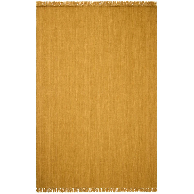 Nanda Wool Rug 200x300 cm, Masala Yellow
