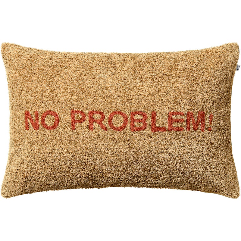 No Problem Cushion Cover 40x60 cm, Sand / Apricot