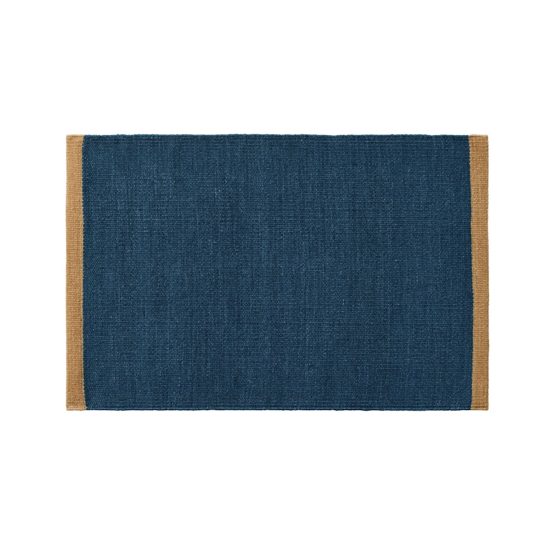 Tarun- Traceable Door Mat 60x90 cm, Beige/Dark Blue