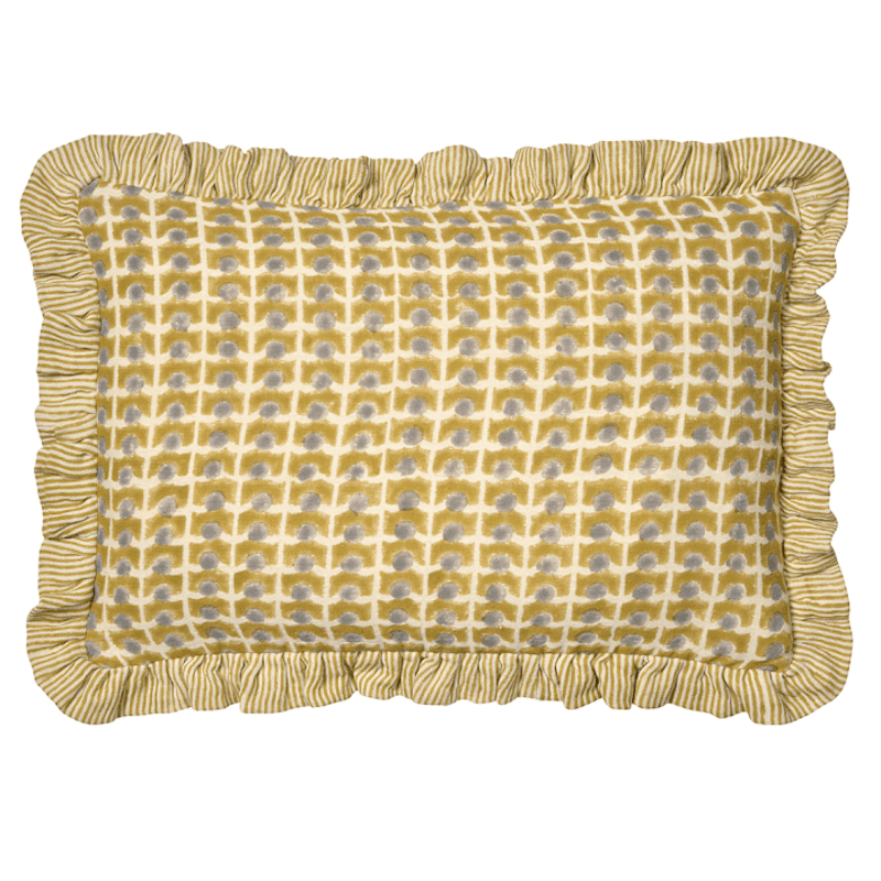 Ripple Cushion Cover 40x60 cm, Yellow