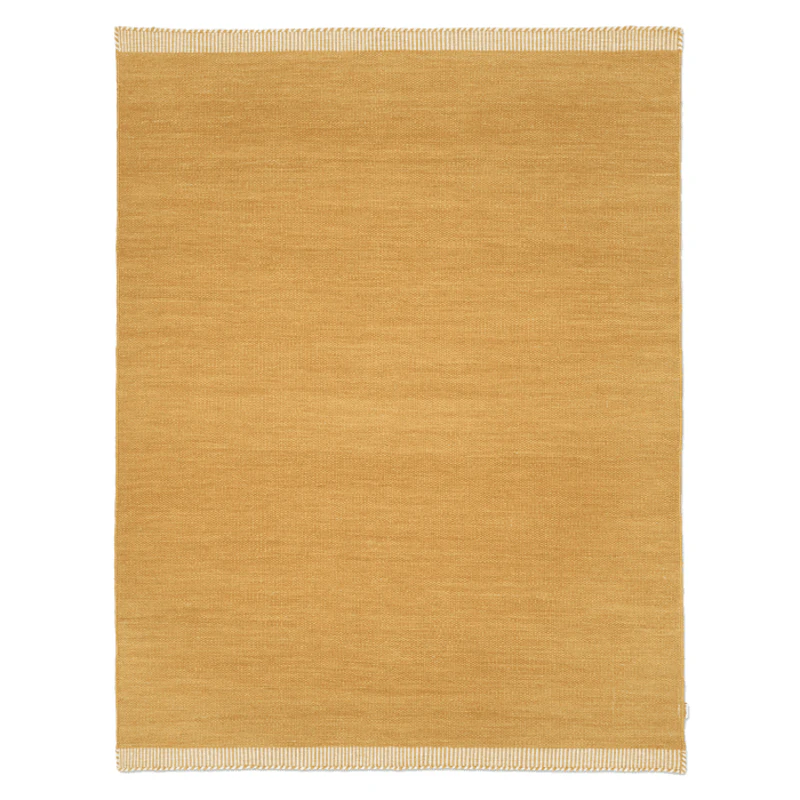 Pure Wool Rug 170x230 cm, Yellow