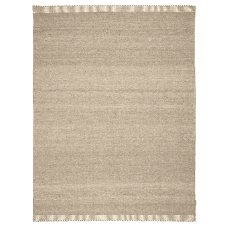 Pure Wool Rug 170x230 cm, Natural Beige