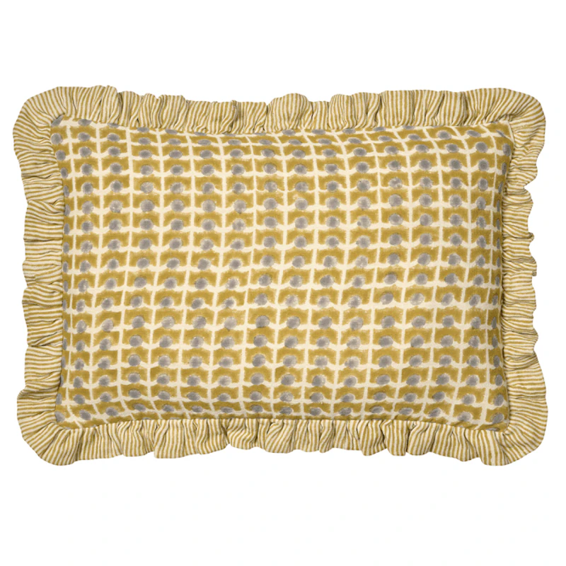 Ripple Cushion Cover 40x60 cm, Yellow