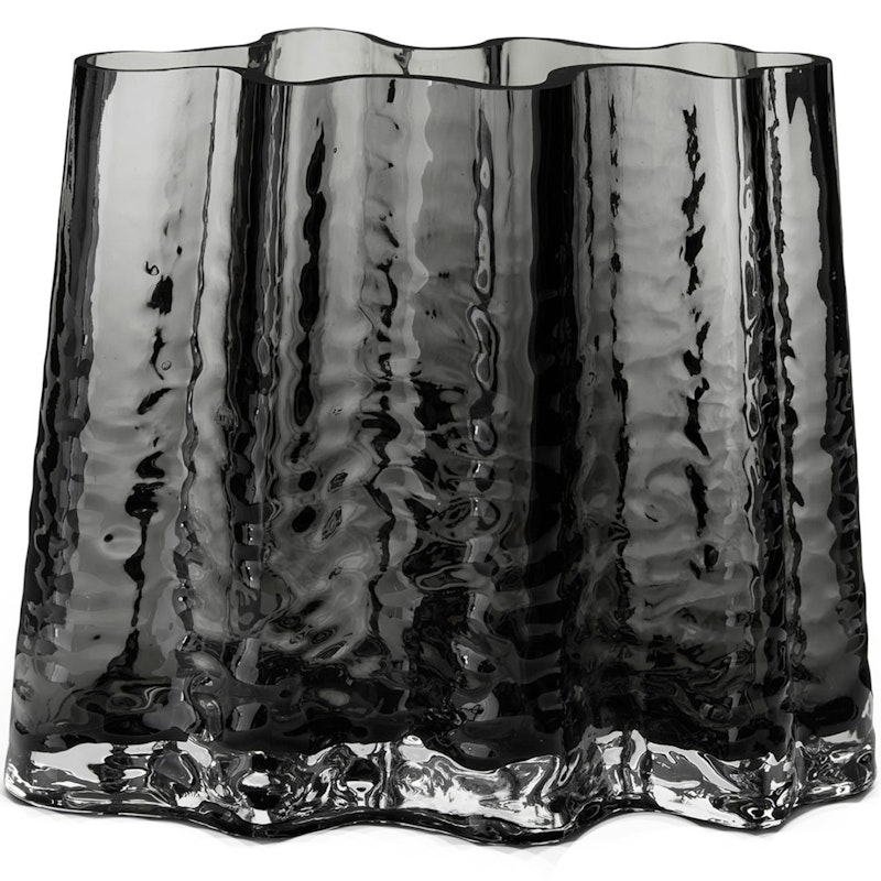 Gry Wide Vase H19 cm, Smoke