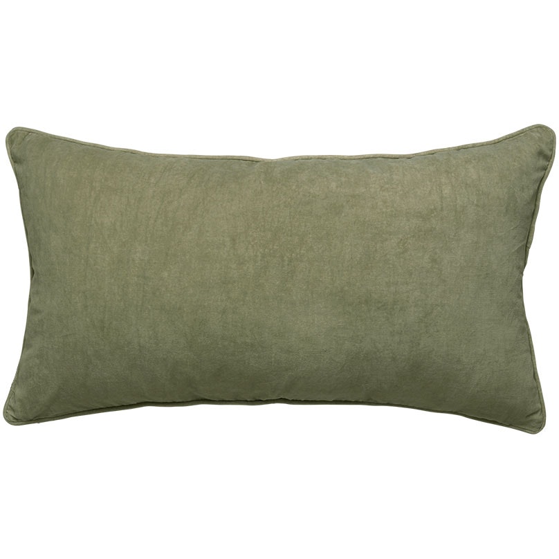 Velvet Soft Gable Cushion Cover 50x90 cm Seagrass RoyalDesign