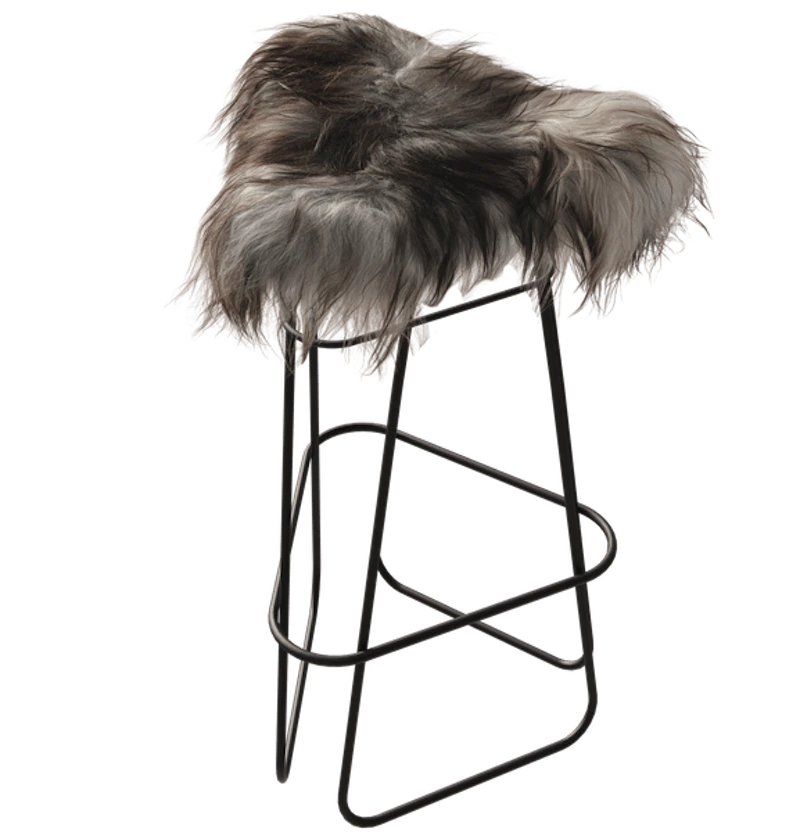 Iceland Barstool 82 cm, Black / Wild Grey