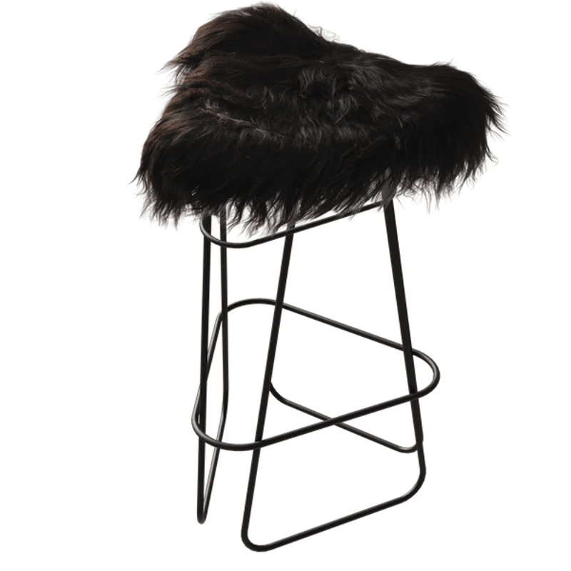 Iceland Barstool 65 cm, Black / Wild Black