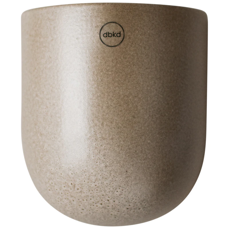 Cut Wall Pot Large, Beige