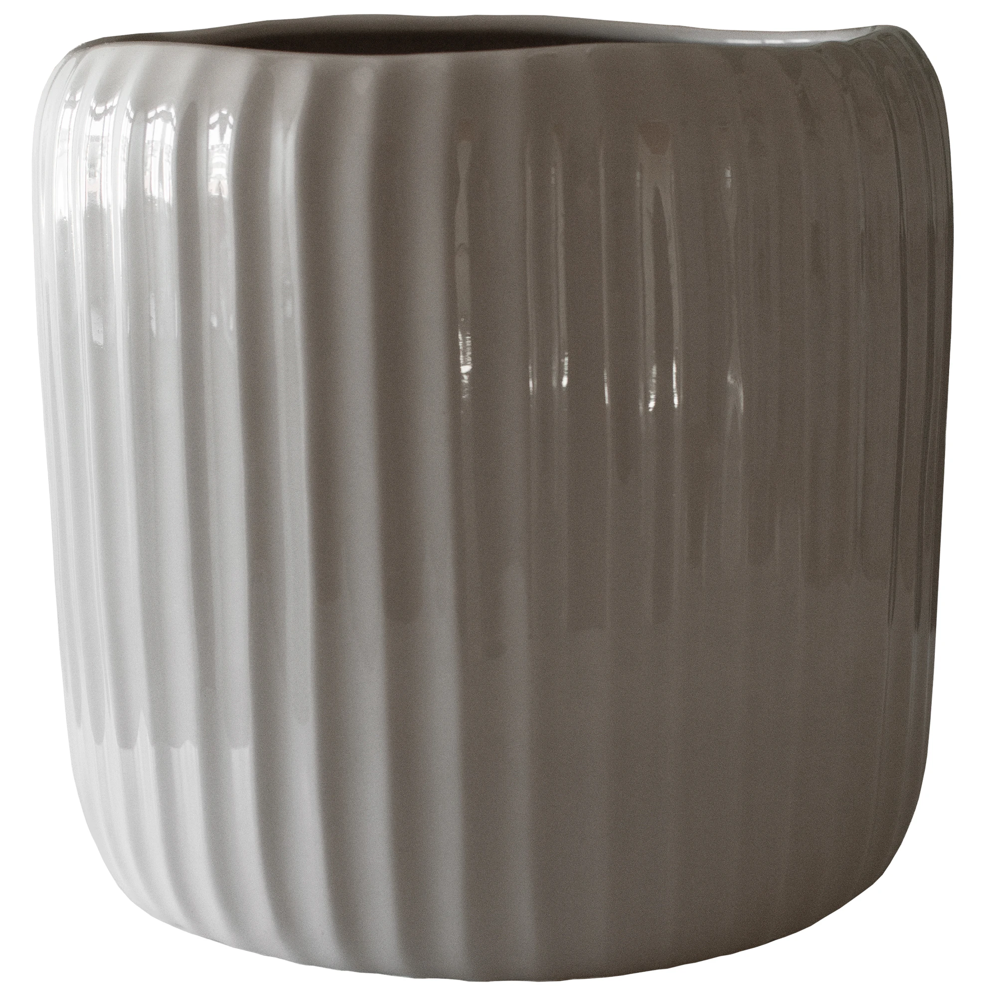 Ease Pot 28x30 cm, Shiny Mole from DBKD | RoyalDesign