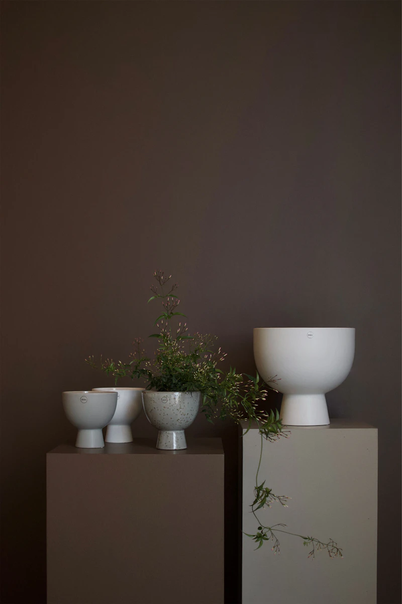 Figure Pot Small, White from DBKD | RoyalDesign