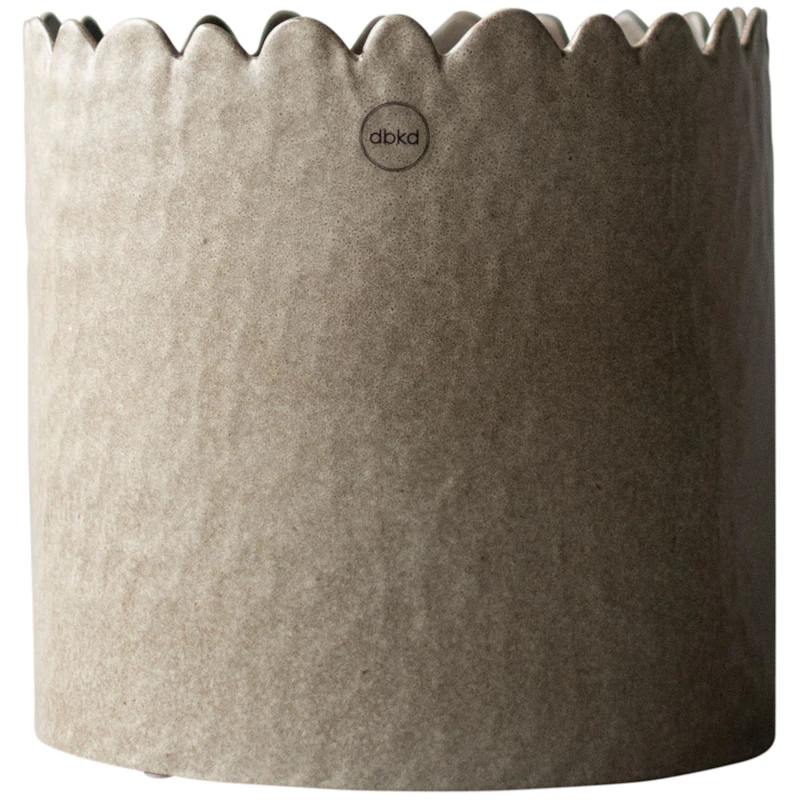 Flowery Pot Ø20 cm, Beige