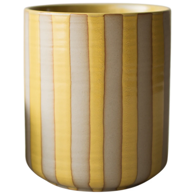 Line Pot 16 cm, Yellow from DBKD | RoyalDesign