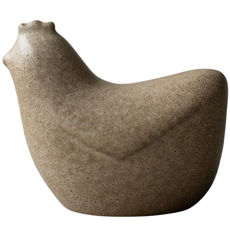 Mini Hens Decoration, Beige