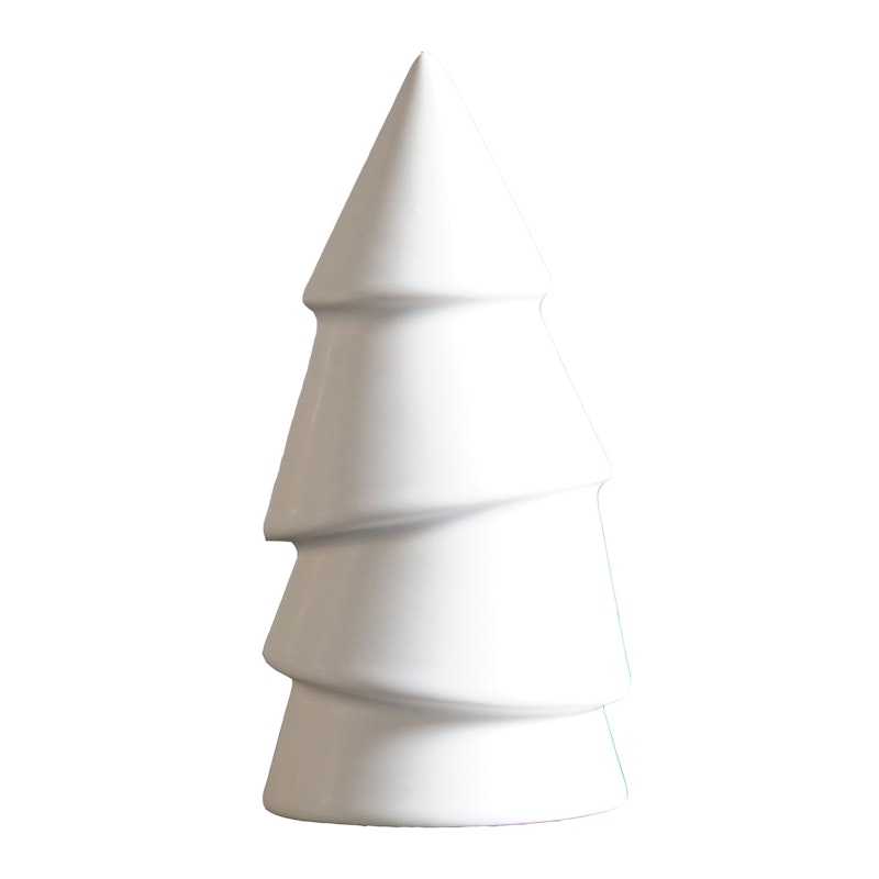 Narrow Spruce White, Large / 14 cm