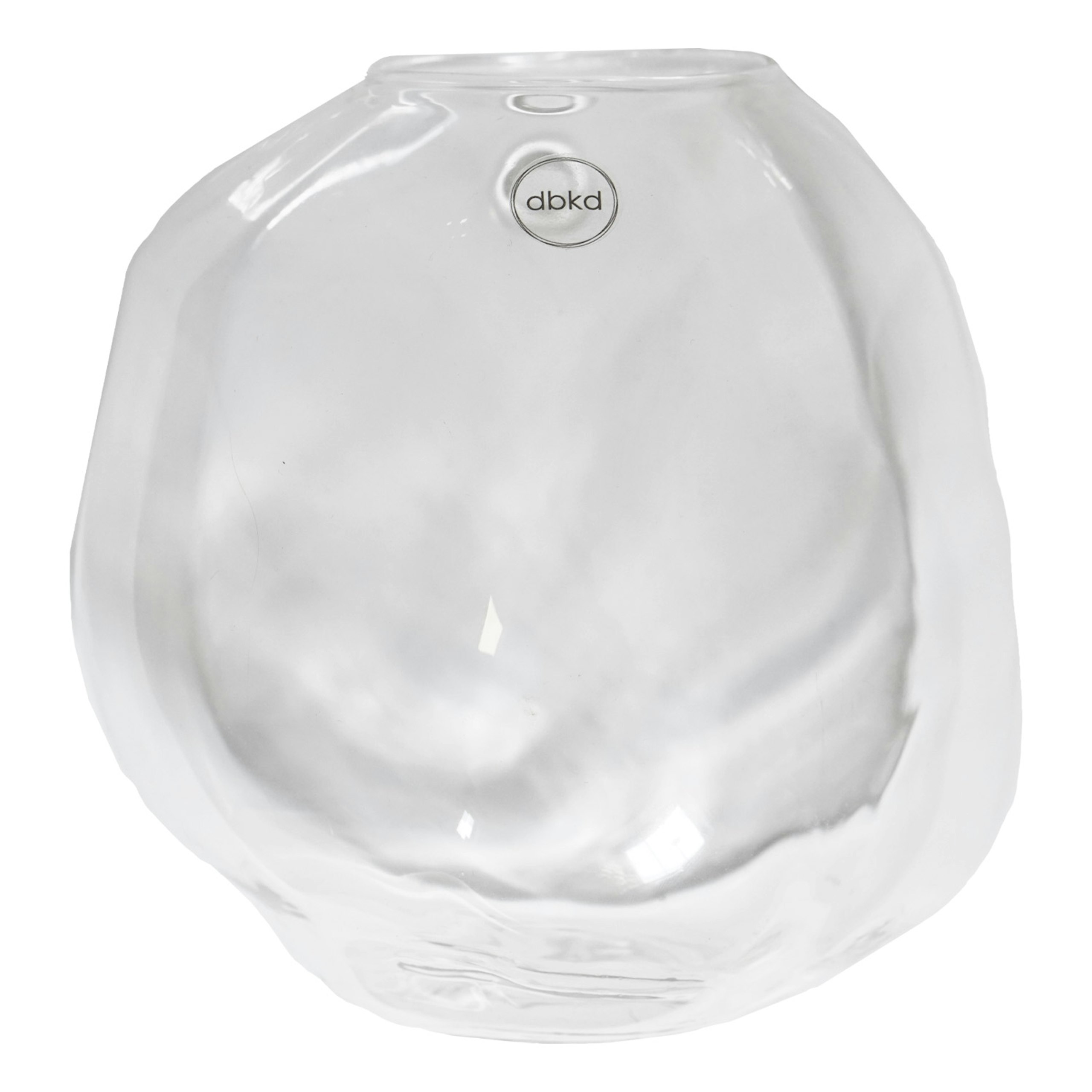 Pebble Wall-Mounted Vase Clear, Large